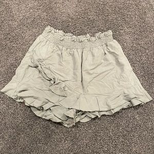 Large high waters light green shorts from shein